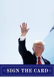 Nothing could make the President’s birthday better than to see your signature and warm wishes for his birthday. Please sign your name on his OFFICIAL birthday card assembled by everyone at Team TRUMP. | Donald J. Trump