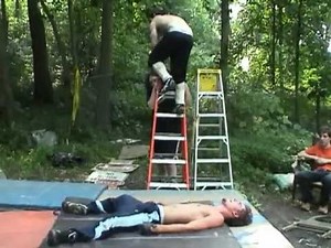 Greatest Backyard Wrestling Match EVER in HQ