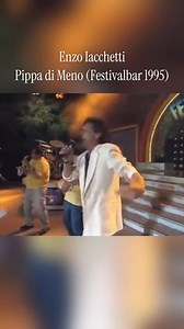 "Pippa di Meno" è il primo tormentone estivo di Enzo Iacchetti, tratto dall'album "Canzoni Bonsai" del 1991 ed uscito nel 1995 remixato da Dj Albertino. Estratto video dal Festivalbar '95 sul palco con la sua "Lurid Machine Band". | Italian Aesthetics