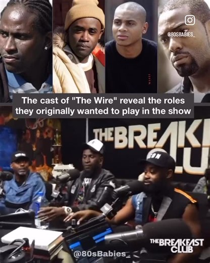 Tray Chaney | Did you know the characters we had originally auditioned for? #TheWIRE Via @breakfastclubam | Instagram