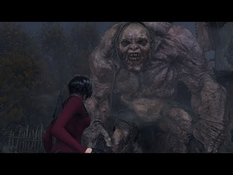 Resident Evil 4 Remake Separate Ways - El Gigante Boss Fight (4K)