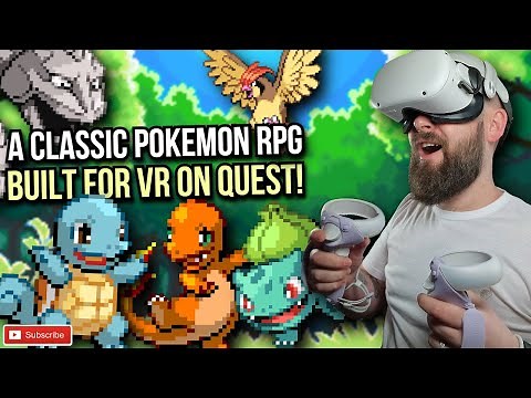 New Quest 2 POKEMON VR game is a NOSTALGIA OVERLOAD! // Quest 2 Gameplay