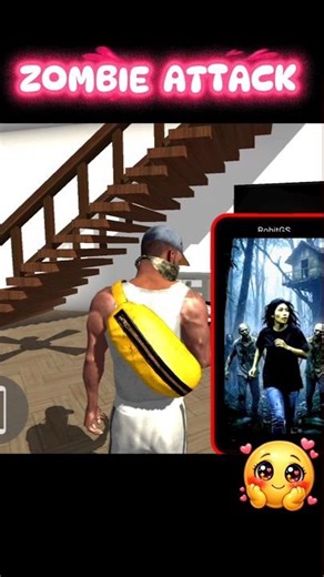 Zombie Attack in Indian Bike Driving 3D 🧟‍♂️🔥 Epic Survival! #shorts #trending #indianbikedriving3d