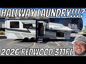 BRILLIANT LAUNDRY PLACEMENT! 2026 Redwood 371RL