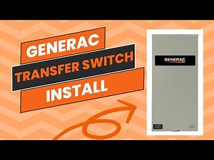 Generac Transfer Switch Install