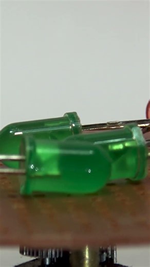 Green LED Light diodes #diyproject #electronic #electrical #led