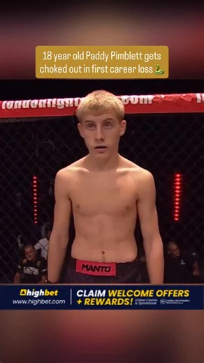 Paddy never got a chance at redemption, I’m sure it’d be a different story today⚜️ - This footage is property of Cage Warriors🎥 - You have to give the man props for not tapping, anacondas get tight QUICK and I’m sure he understood the amount of trouble he was in before he went out. Entering a sport like MMA so young can be brutal, you’re facing these grown men with grown man strength AND they’ve got a major experience advantage. That’s what makes guys like JBJ and Max Holloway so special… - #mm