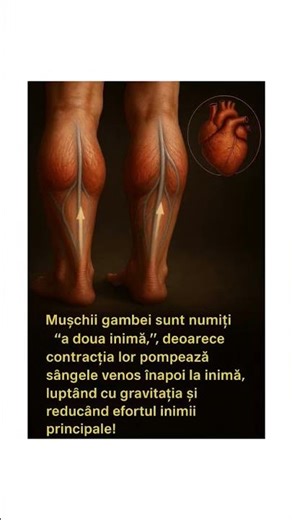 Mușchii picioarelor=inimă.💫💖