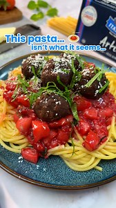 Looking for an easy, tasty April Fools treat? Make this dessert pasta with strawberry marinara sauce and chocolate meatballs. See if your guests can spot the difference 來 #pasta #aprilfools #funny #prank | Italpasta Limited | Facebook