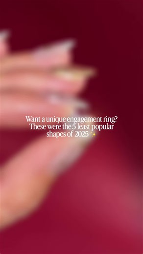 Looking for a super unique engagement ring? These five diamond shapes were the least popular of 2025. If you want a ring that nobody else has, consider any of these stunning shapes 😉 💖 Save this for ring inspiration ✨ 💌 Send this video to someone who’s getting engaged in 2026 💍 🛍️ Shop now at PrincessBrideDiamonds.com If you want to custom design your own ring, send us a text to get started ⚒️ 💬 Text us ✨ 714.899.1122 📆 Book an in-person ring consultation today: https://princessbridediamo