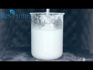 Ultrasonic titanium dioxide dispersion system