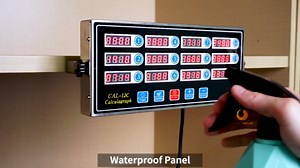 BEAMNOVA 12 Channels Digital Kitchen Timer for Cooking Loud Alarm Stainless Steel Clock Hours and Minutes Seconds Volume Control Electronic Calculator