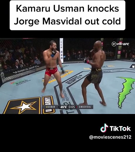 Kamaru Usman Knocks Jorge Masvidal Out Cold