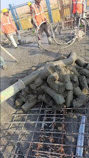 Dry Concrete Flow #diyconcrete #construction