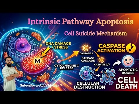 Apoptosis Pathway | Intrinsic Pathway - proteins & caspase #apoptosis #celldeath