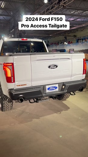 3.9K views · 4.7K reactions | The 2024 @ford #F150 has a fancy new Pro Access Tailgate. #fordf150 #fordtailgate #fordtruck #newf150 | Motorator | Facebook