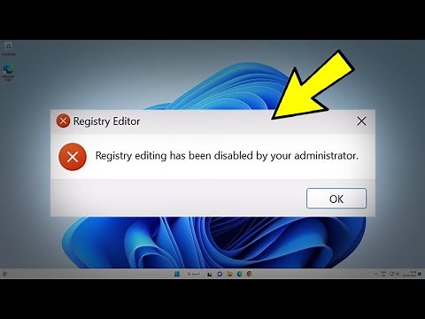 Fix Registry editing has been disabled by your administrator in Windows 11/10/8/7 | Regedit not Open
