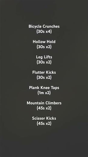 10Min ab workout