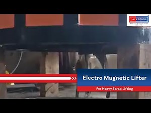 Electro Magnetic Lifter For Heavy Scrap Lifting – Jaykrishna Magnetics Pvt. Ltd.