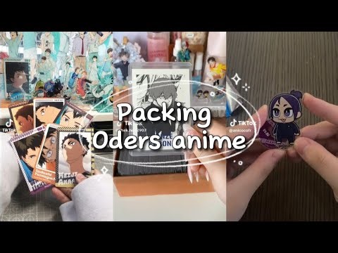 #8 [Packing Anime] Tổng hợp các video gói card ♡(Card, Standee, Truyện,..)