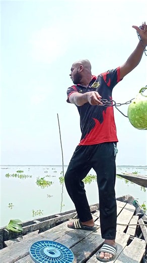 How to catch big fish in the river using gourds and fishing bait #fishingbait #fishing #groud