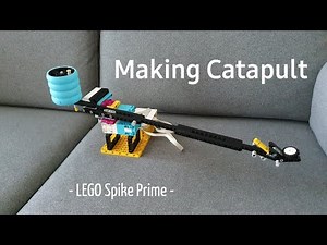 LEGO Spike Prime | Making Catapult | 레고 스파이크 프라임으로 캐터펄트 만들기