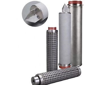 [Hot Item] Stainless Steel 316L Filter Cartridge with DOE Connection 50 Um Mental Filter for Aggressive Solvents Filtration