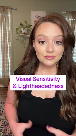 Lightheadedness/Visual Sensitivity is one of the 5 types of Dizziness. #lightheadedness #dizziness #visualsensitivity #visualsense #vestibular #vestibularrehab