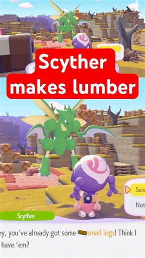 How to create lumber in Pokémon Pokopia (New Pokémon Nintendo Switch 2!) #pokemonpokopia #shorts