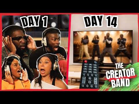 Singing together for the first time...in front of Dua Lipa's vocal coach | The Creator Band Part 1