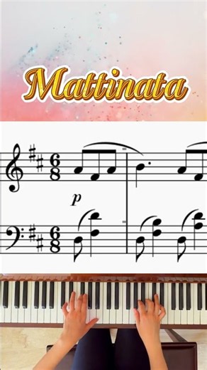 Leoncavallo Mattinata Piano Guide Short