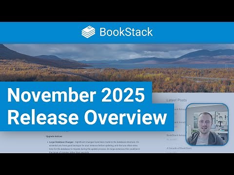 BookStack November 2025 Release Overview | v25.11