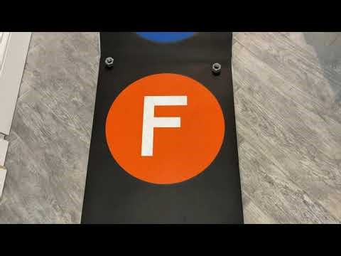 Rollsign unrolled: NYC Subway BMT/IND R68 End Route Rollsign (1980s)