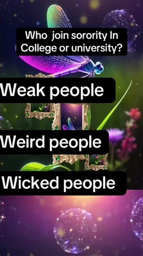 Who Join Sorority in college or universities