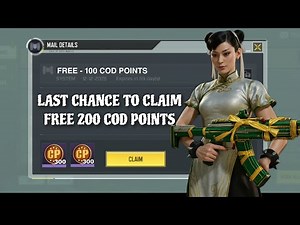 *FREE* 🤯Last Chance To Redeem FREE Cod Points Redeem Code |Claim 300 Free Cod Points Today Codm 2025