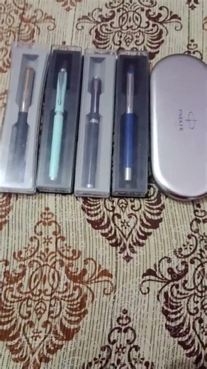 Parker pen collection #viralvideo #fountainpen #art #penspinning