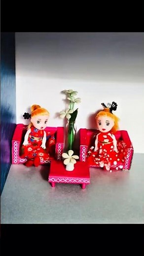 DIY Doll House Making 🏡 Easy Mini House Tutorial #Shorts #youtubeshorts #ytshorts #viral