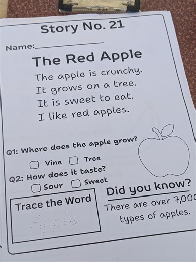 Kindergarten Reading Comprehension Passages & Questions (40 PDF Pages) - Etsy