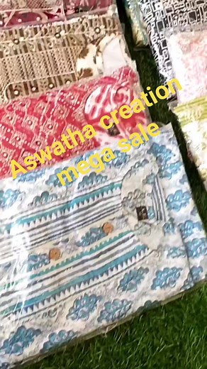 1.8K views · 21 reactions | Aswatha creation mega sale @ tomorrow 拾拾 don't miss it #live #livestreaming #video #videoviral #kurthis #branding #videos #megasales Branding with Shakthii #sareefashion | Branding with Shakthii | Facebook