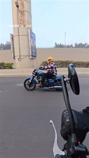 Roll on the go. #automobile #bike #motorcycle #gopro #360 #supermeteor650 #royalenfield