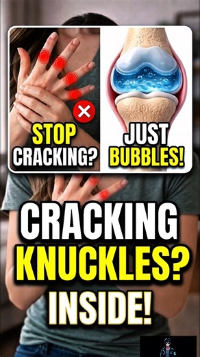 What's ACTUALLY Making That Sound When You Crack Your Knuckles #shorts