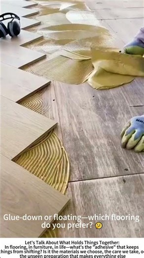 The Bond: Applying Adhesive for a Solid Wood Floor 🏠🔧