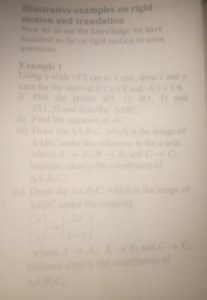 Illustrative examples on rigid motion and translation.Now let ... | Filo