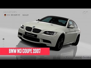 BMW M3 Coupe 2007 [Gran Turismo 5] With Documentary Commentary