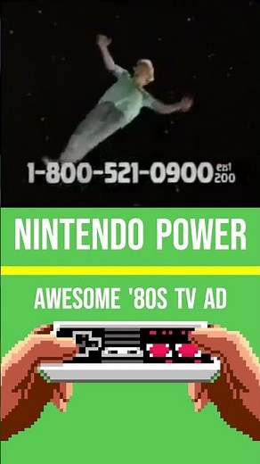 NINTENDO POWER AWESOME '80s TV AD #retrogaming #nes #oldtvcommercials #gaming #nintendo #80s #90s