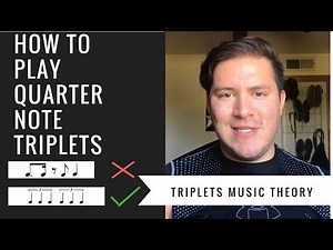 Quarter Note Triplets Metronome | How to Play Quarter Note Triplets - Triplets Music Theory