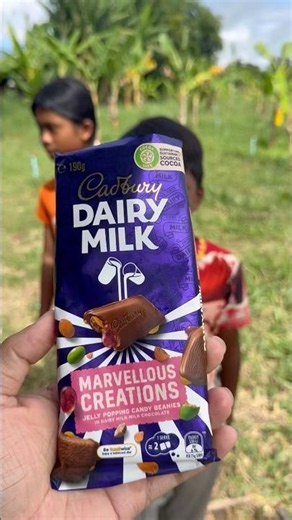 DAIRY MILK Chocolate 🍫 | ASMR eating by #villagee #viralvideos #satisfying #fypシ゚