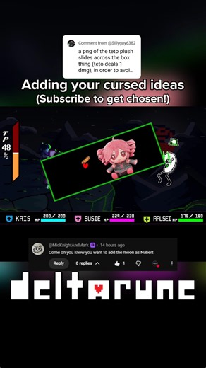 TETO PLUSH | CURSED IDEAS 20 | #deltarune #fangame #meme #cursed #tobyfox #undertale #shorts #funny
