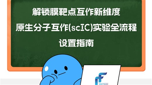 解锁膜靶点互作新维度 原生分子互作(scIC)实验全流程设置指南
