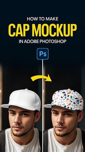 How To Make Cap Mockup in Photoshop #amgraphix #CapMockup #Cap #Mockup #shorts #photoshop